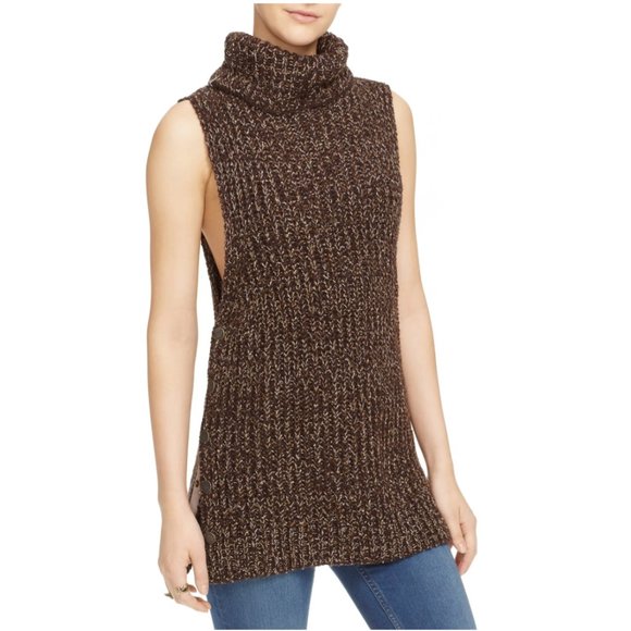 Free People Sleeveless Turtleneck Sweater - Picture 4 of 7